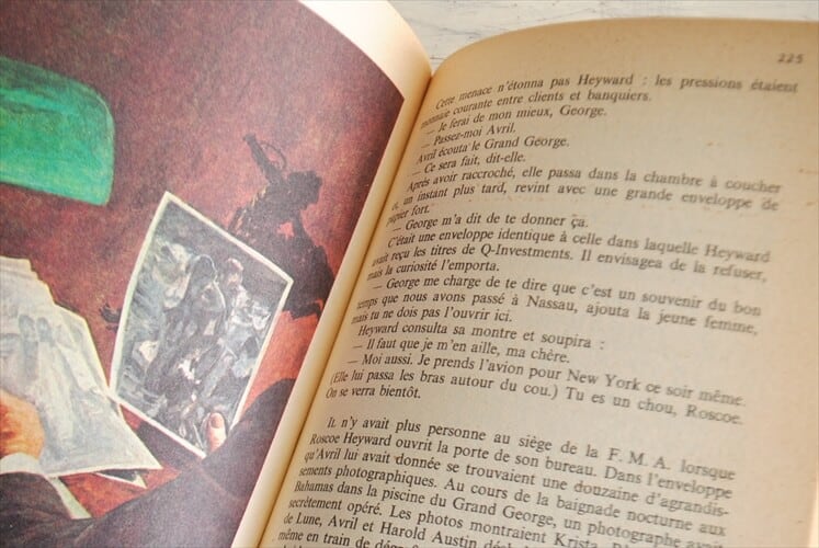 洋書4冊セット フランス語 古い洋書 ディスプレイ 古書 アンティーク