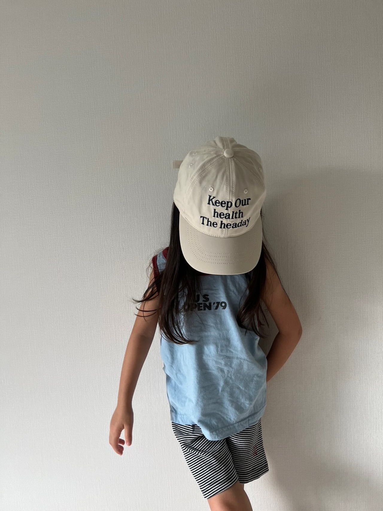 （即納）grue baba / stripe half pants