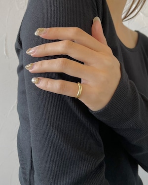 2way Silver ring　Gold / Silver