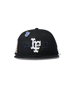 Lafayette(ラファイエット)"LFYT × NEW ERA エルエフワイティー × ニューエラ LF LOGO 59FIFTY FITTED CAP 20TH ANNIVERSARY キャップ”[NAVY]