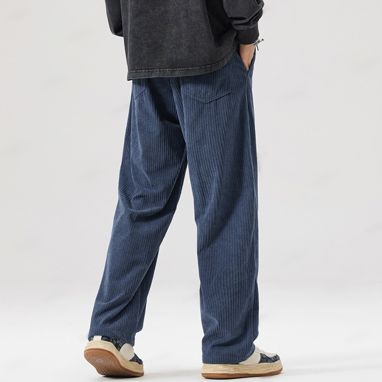 【M-4XL】Stripe Corduroy Pants / ストライプ コーデュロイ パンツ