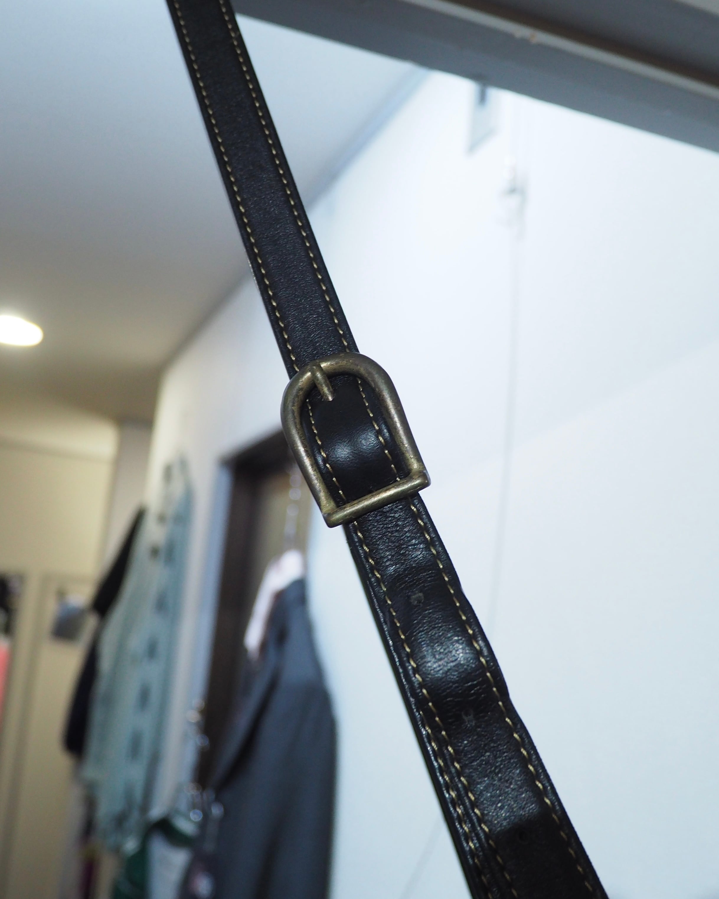 1990s ” MONTOWA ” Black Python leather Weaving vintage Shoulder Bag