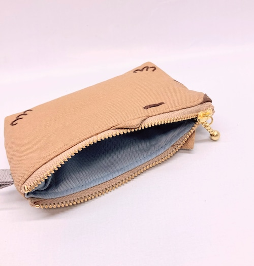 カピバラ　パスケース｜とりさん工房ーかわいいハンドメイドポーチ