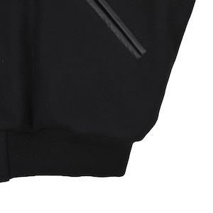 【VETEMENTS】BIKER CROSS EMBROIDERED VARSITY JACKET