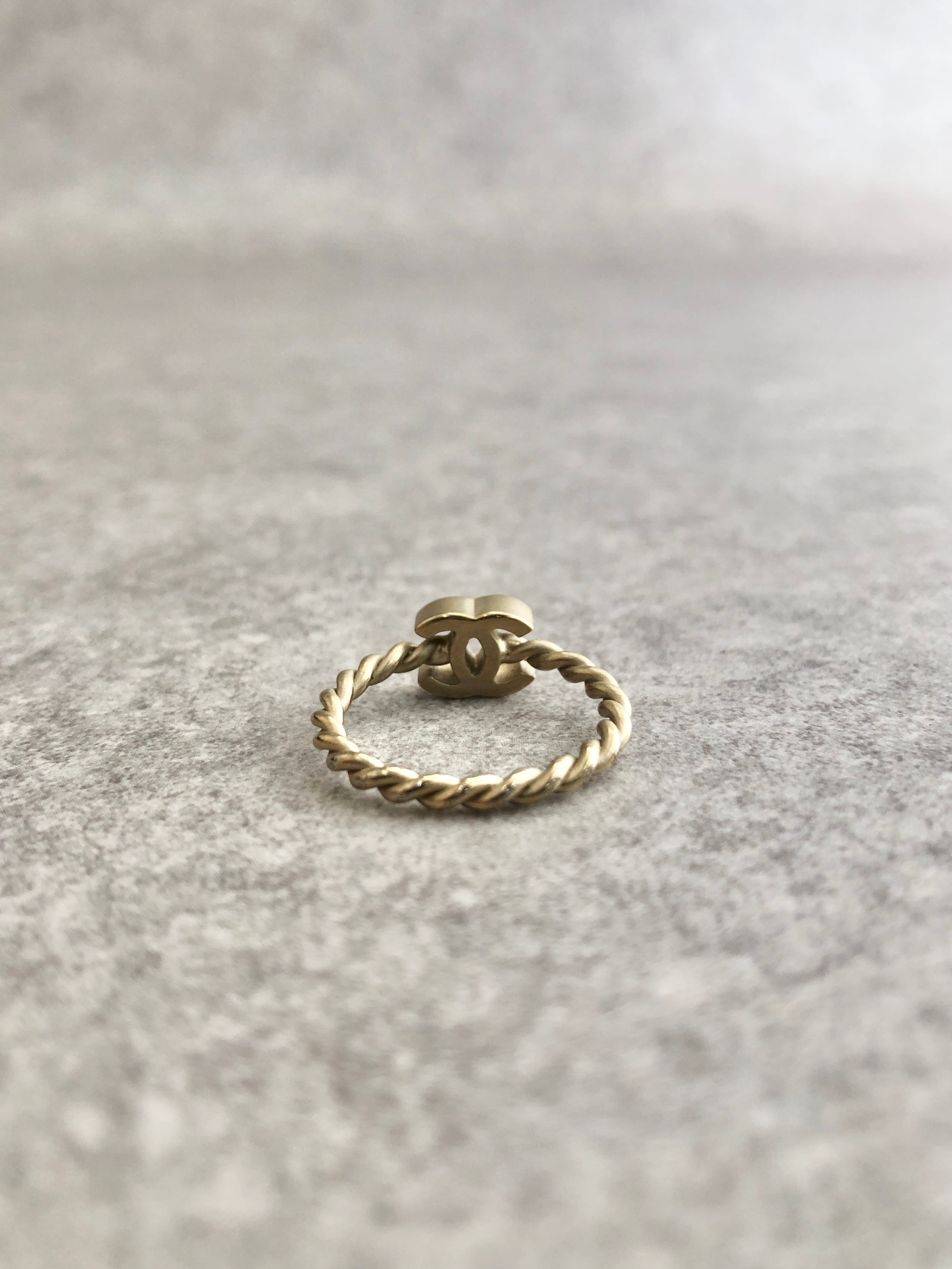 CHANEL シャネル 指輪 ゴールド ココマーク ツイスト vintage