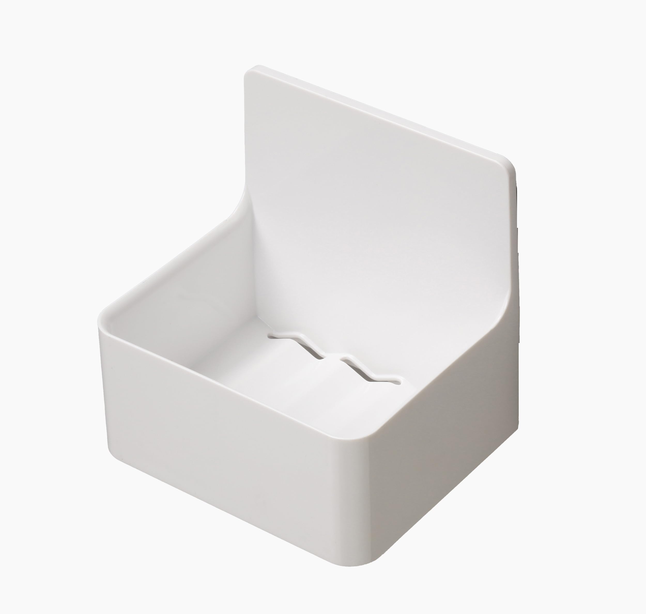 【特価処分】東和産業 浴室用ラック ホワイト 約9.7×8×9.5cm 磁着SQ マグネットバスドリンクホルダー 39202