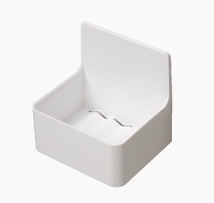 【特価処分】東和産業 浴室用ラック ホワイト 約9.7×8×9.5cm 磁着SQ マグネットバスドリンクホルダー 39202