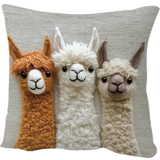 258 Vintage Tulu Sheep Cushion Cover Bヴィンテージ トゥル シープ