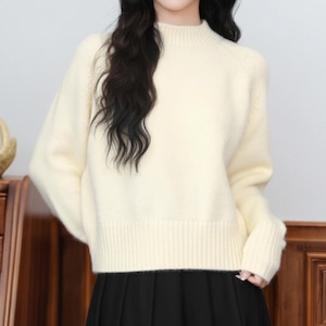 ハイネックニットプルオーバー ・74647 ハイネックニットプルオーバー ・74647