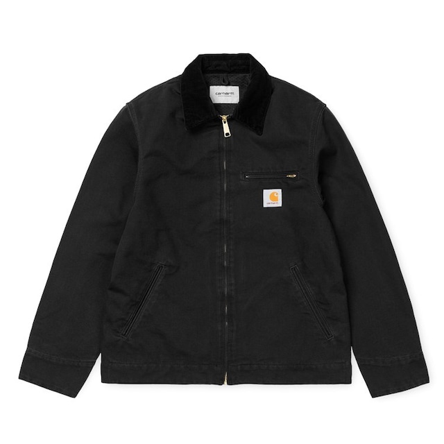 Carhartt  DETROIT JACKET BLACK （裏地フェルト調モデル）