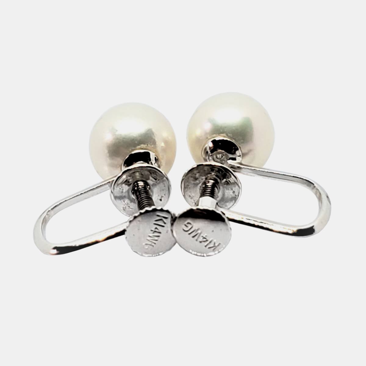 【M11】美品✨パール K14WG イヤリング シルバーネックレス 楽天市場】K14WG 15mm 白蝶真珠 ネックレス ピアス/イヤリング セット