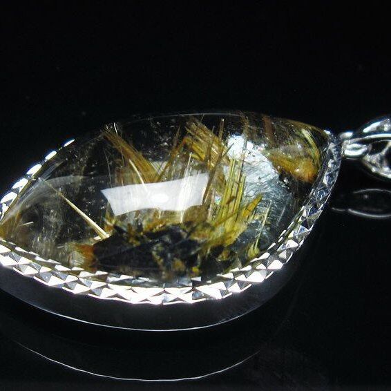 タイチンルチルクォーツ ペンダント 一点物 199-293