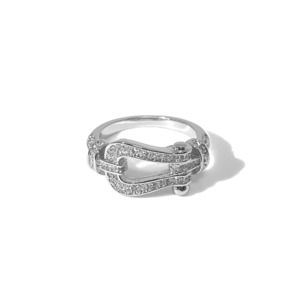 18kgp horseshoe ring［silver］#r02