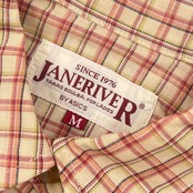 JANERIVER ジェーンリバー チェック 長袖 ワークシャツ M/マルチ レディース アシックス