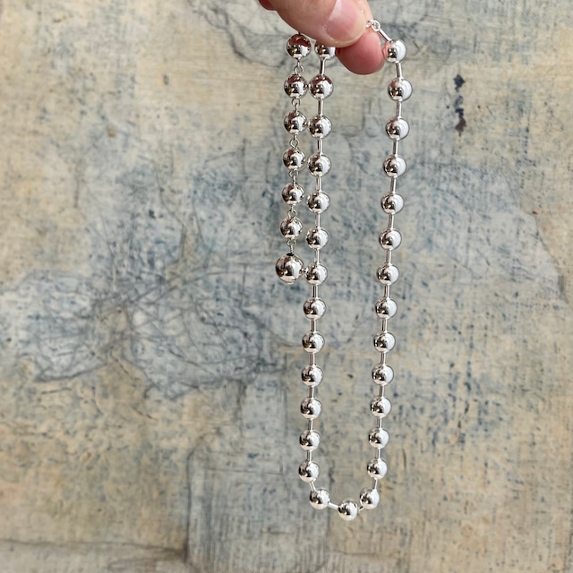 Ball chain silver Necklace