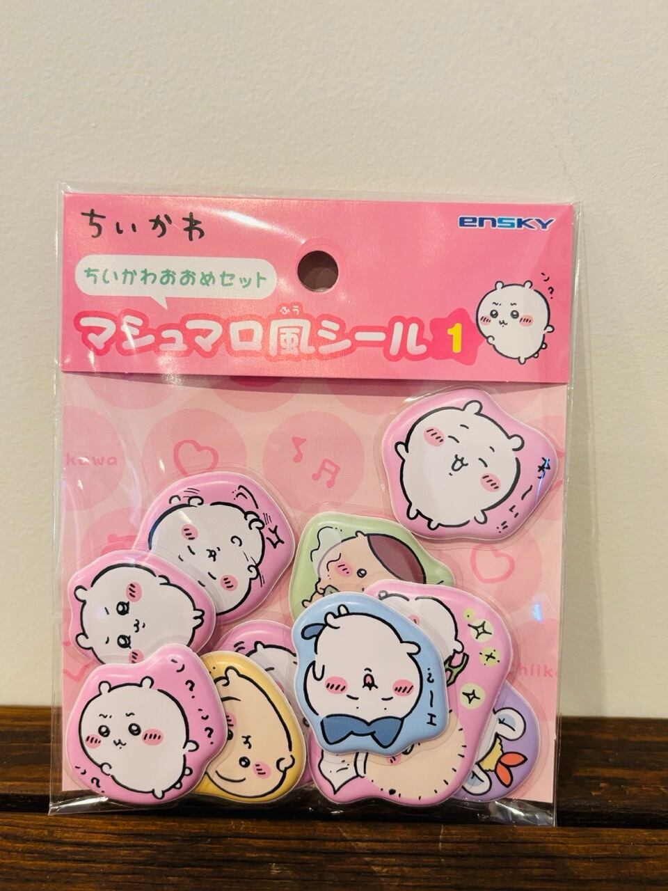 ちいかわ ちいかわおおめセット・マシュマロ風シール1 CA41