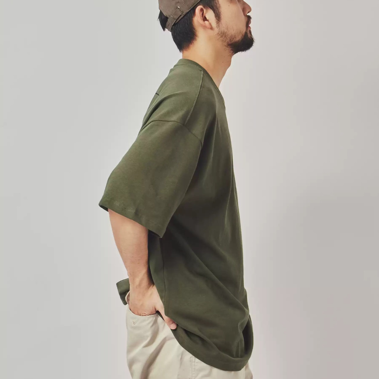 フィッシング フック プリント オーバーサイズ Tシャツ　A1896 - 3