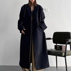 American Vintage Oversized Black Wool Coat (ME227)