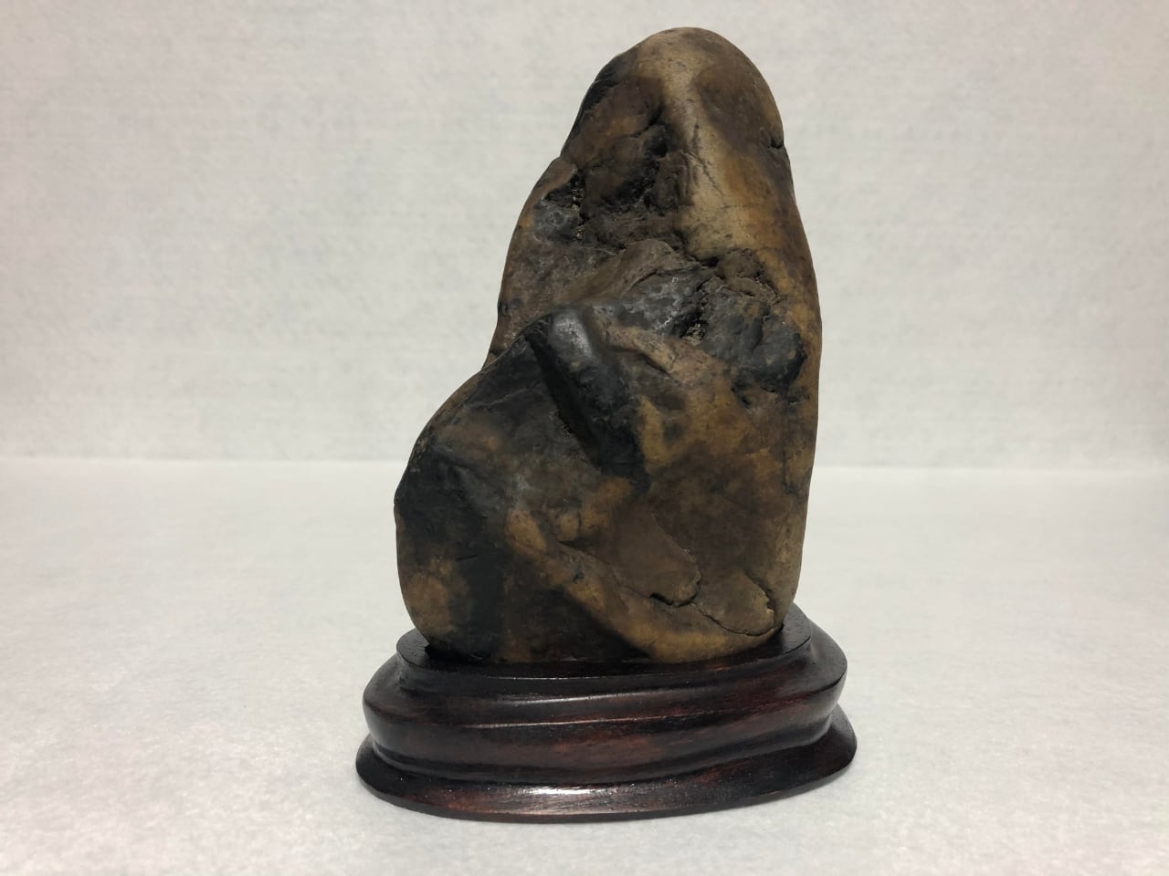 北上川石 姿石 虎石「達磨大師」【KT2312-28】