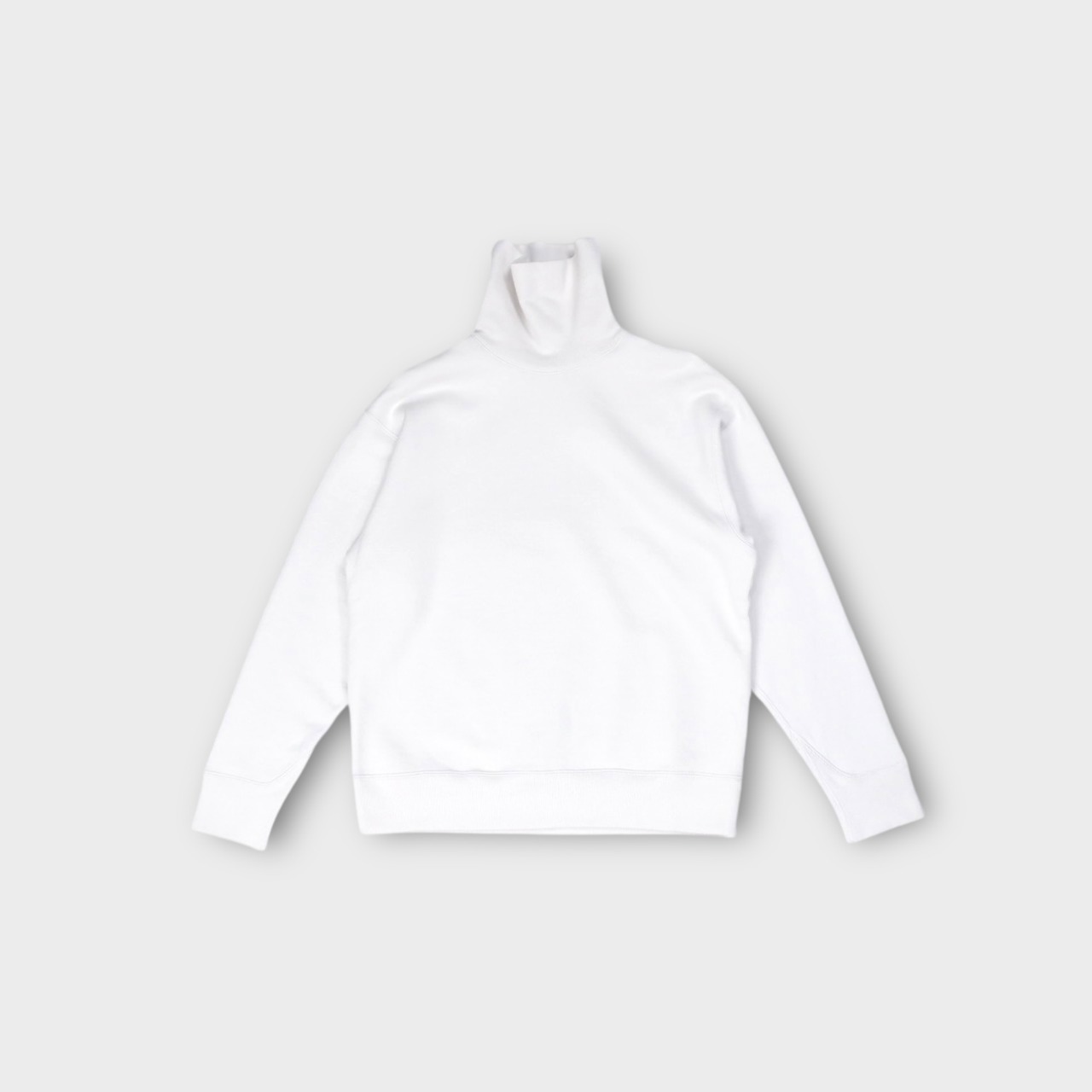 ATON【ZERO TSURI URAKE HIGH NECK SWEAT SHIRT】