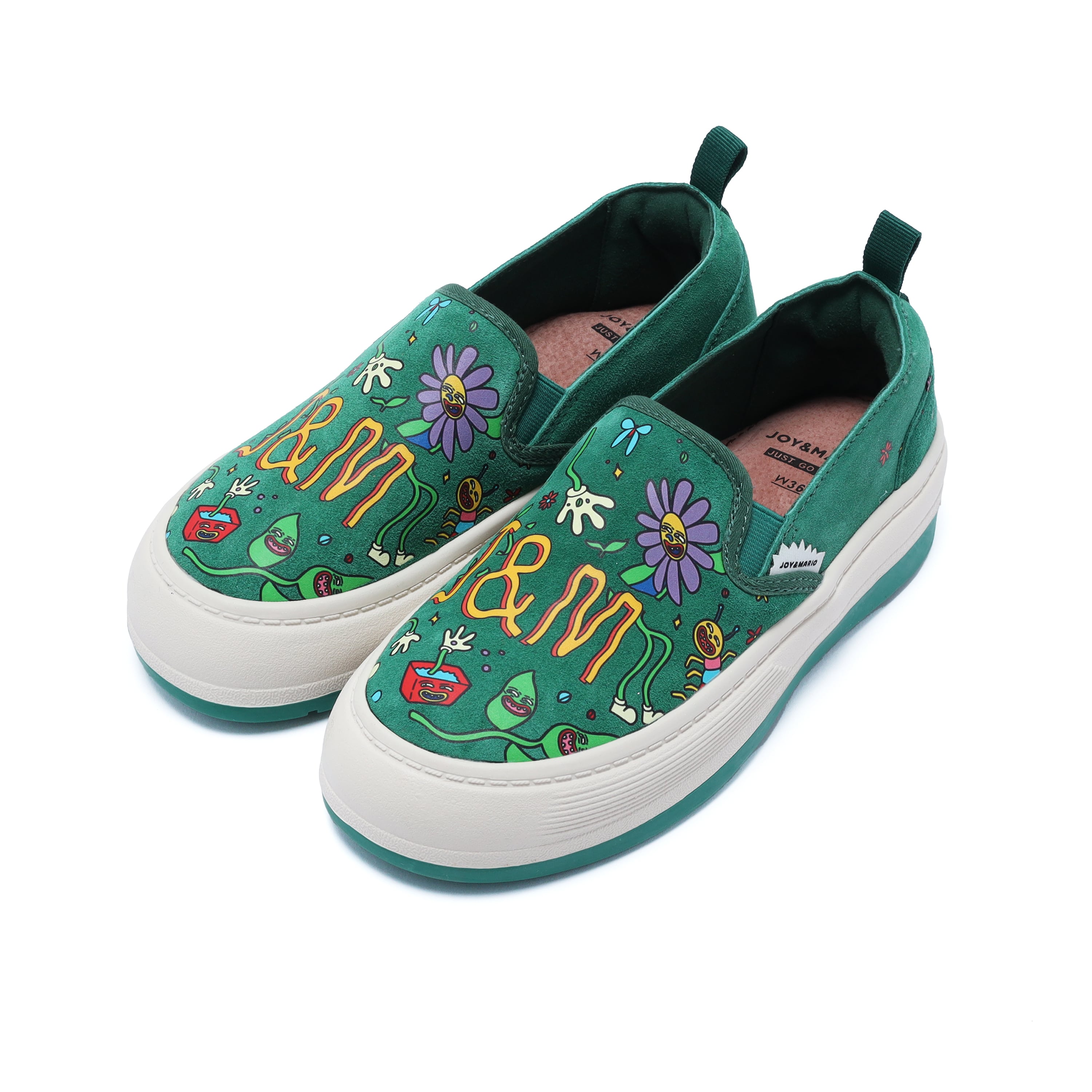 ヨッシーバルボア⭐ 82292WアシメントリースニーカーLBU | joyandmario-japan