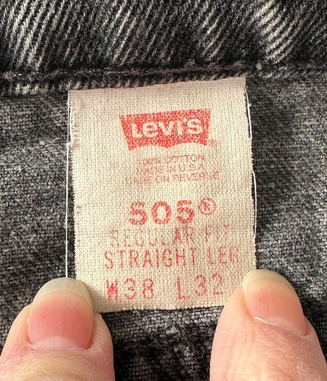 -Levi's- Vintage 90s W38L32 505 Denim Pants made in USA