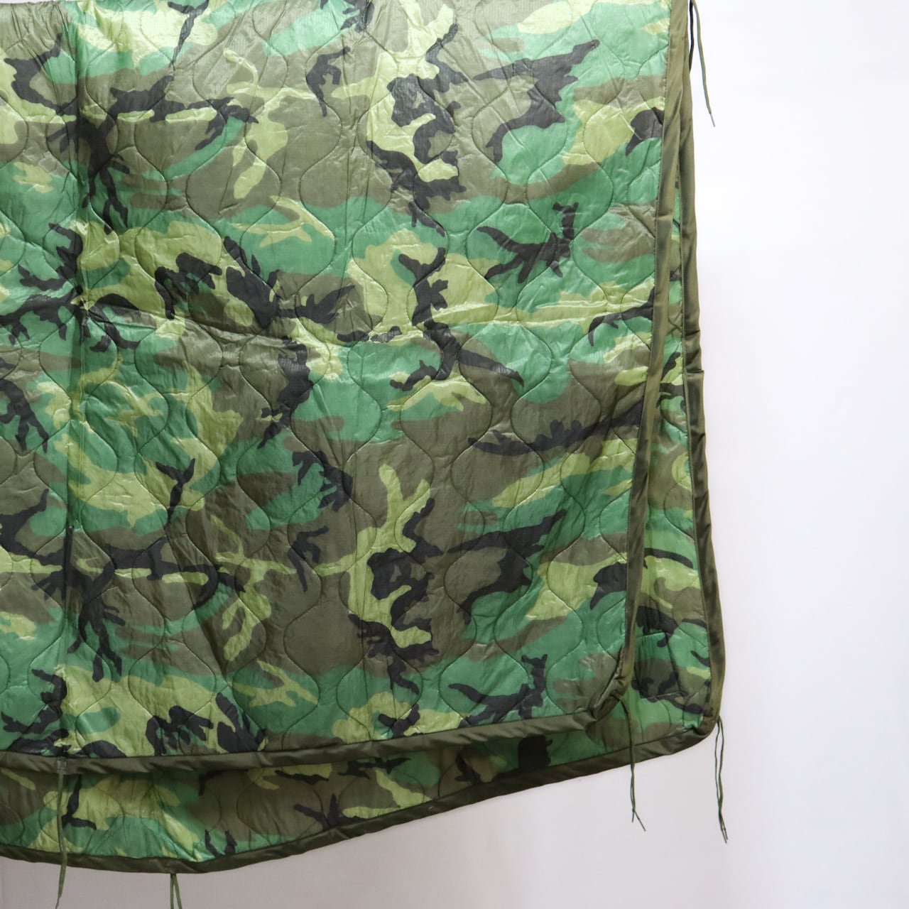 DEADSTOCK】U.S.ARMY PONCHO LINER WOODLAND CAMOUFLAGE 米軍 ポンチョ 