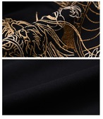 Double Dragon Embroidered T-shirt 2color【G1013】