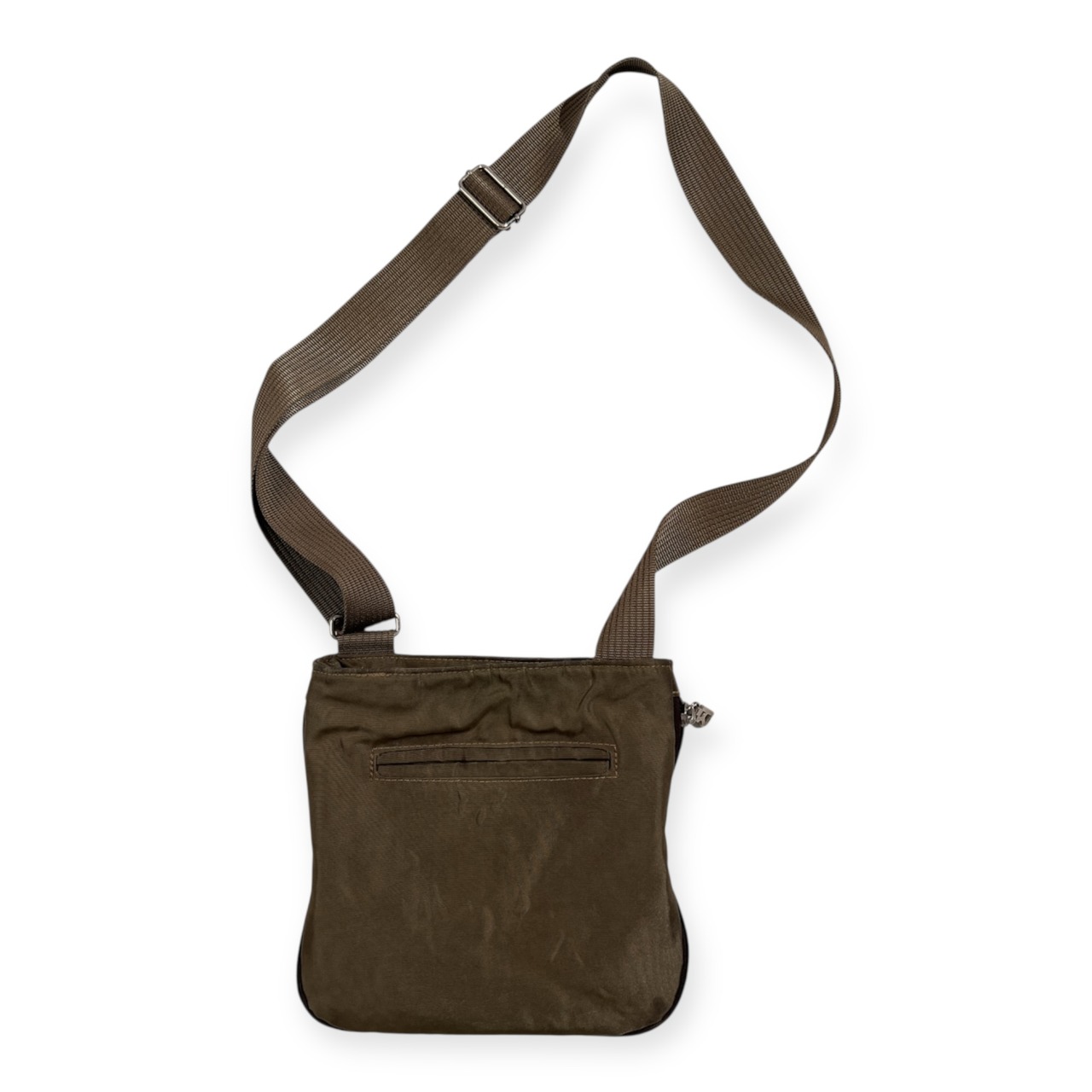 BOGNER ボグナー ステンシルプリント ミリタリー風 ミニ ショルダーバッグ /カーキ系