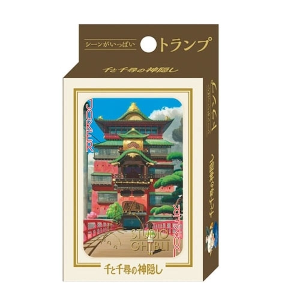 佃煮天満屋と平凡トランプ社とのコラボグッズ(トランプ)です。 千と千尋の神隠し シーンがいっぱいトランプ new(2745) | す