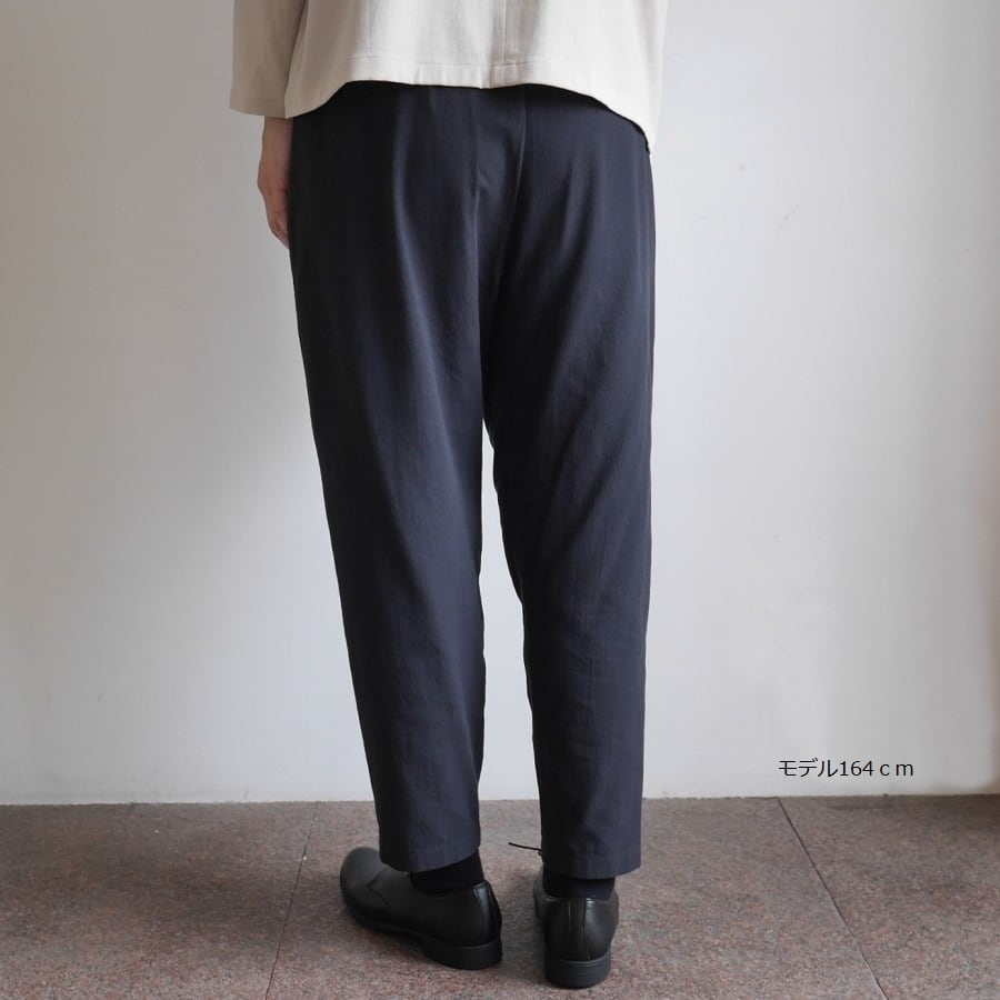 evam eva 2019SS Wide Tuck Pants リネンコットン