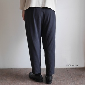 cotton tuck pants　コットンタックパンツ　evam eva