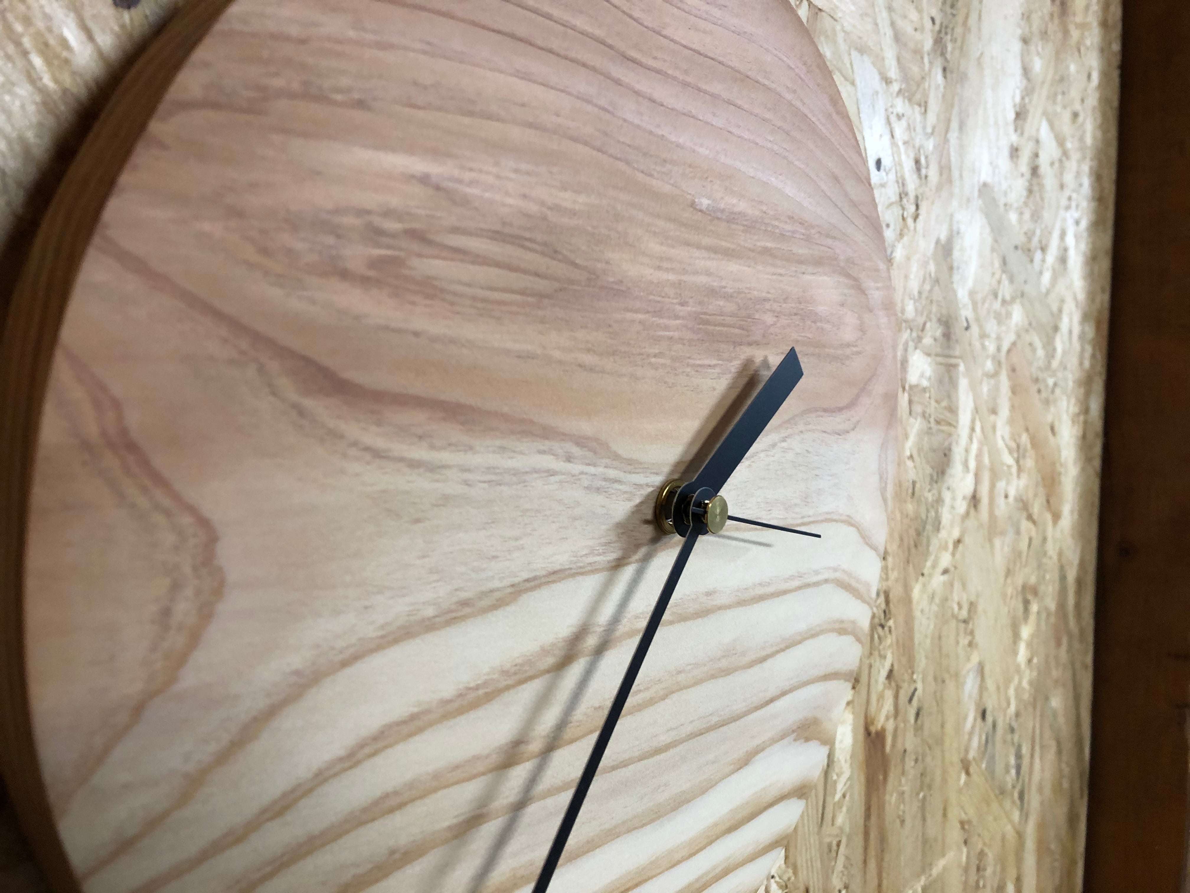 Wooden clock 木の時計 （秋田杉）size L 20-01 | AAREA