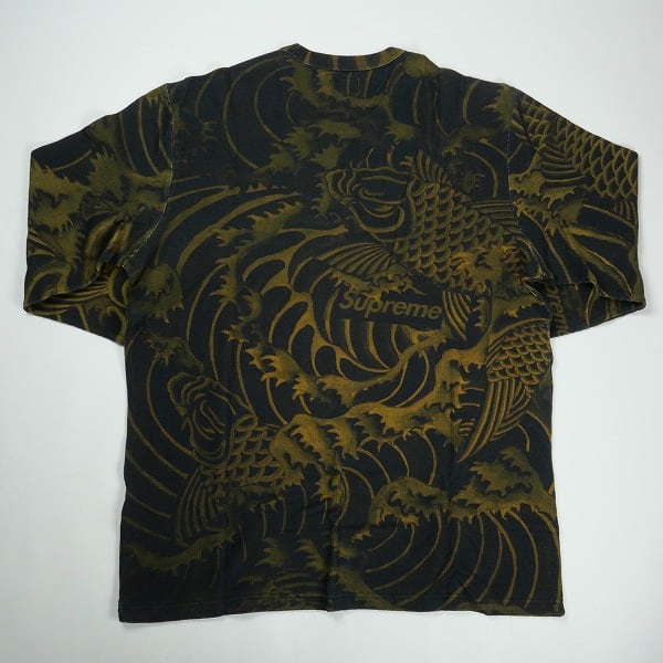 Size【L】 SUPREME シュプリーム 20SS Waves L/S Top Black サーマル