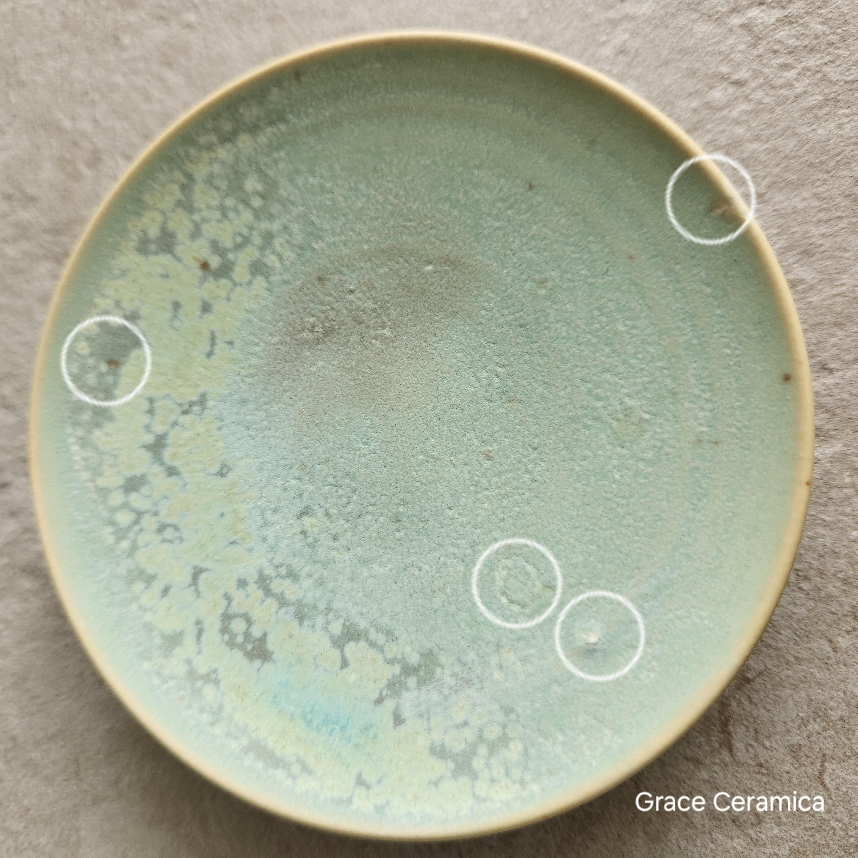 天平の甍／豆皿／大堀相馬焼 京月窯 | Grace Ceramica