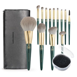 【数量限り】ROWNYEON メイクブラシ セット 13本 化粧ブラシセット メイクブラシクリーナー スポンジ付き 高級 繊維毛 化粧筆 柔らかい メイクアップブラシ 化粧ポーチ付き 描きやすい 持ち運び 敏感肌適用 初心者 プレゼント