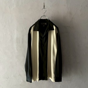 -Nat Nast- 2torn open collar silk shirt