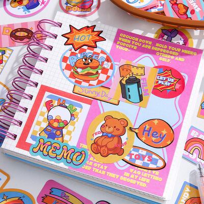 デコレーション系シール 想い出を探し求めてシリーズ 全4種類 30枚