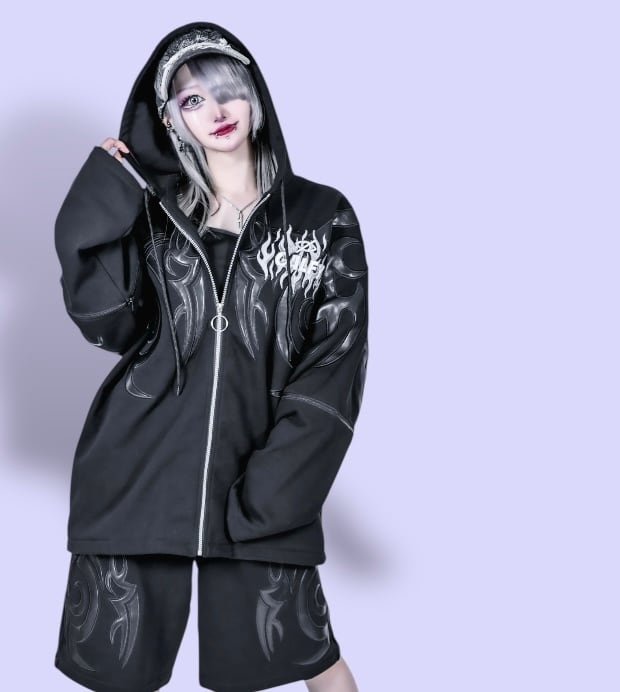 即納】「蹴威部族柄セットアップ」 | KRY clothing