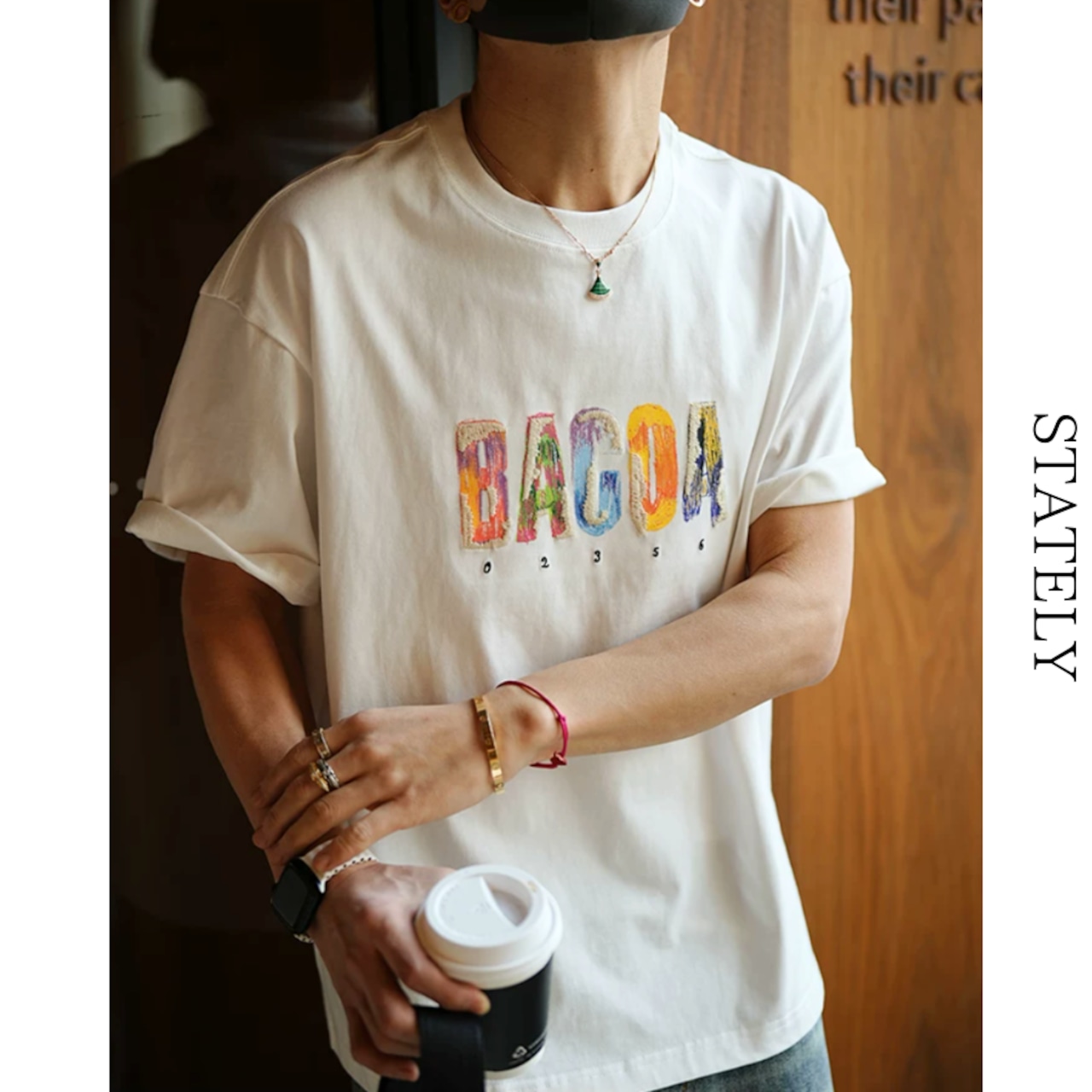 BAGOA Art ロゴ Tee/2color_T233・画像7