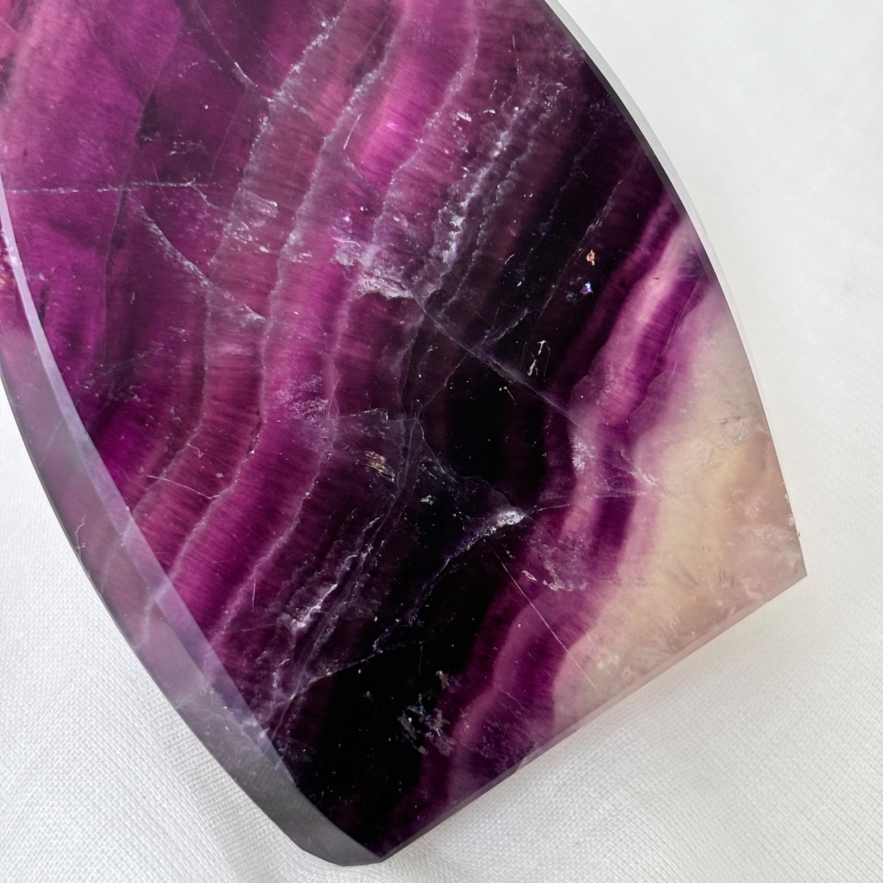 フローライト*250709*天然石*フレイム*置き物*インテリアストーン