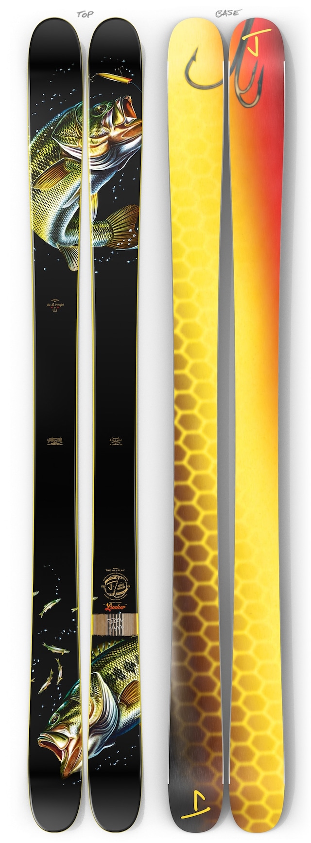 【福袋3万円付き】J skis オールプレイ「ランカー」Jon Q. Wright x Jコラボ限定版スキー