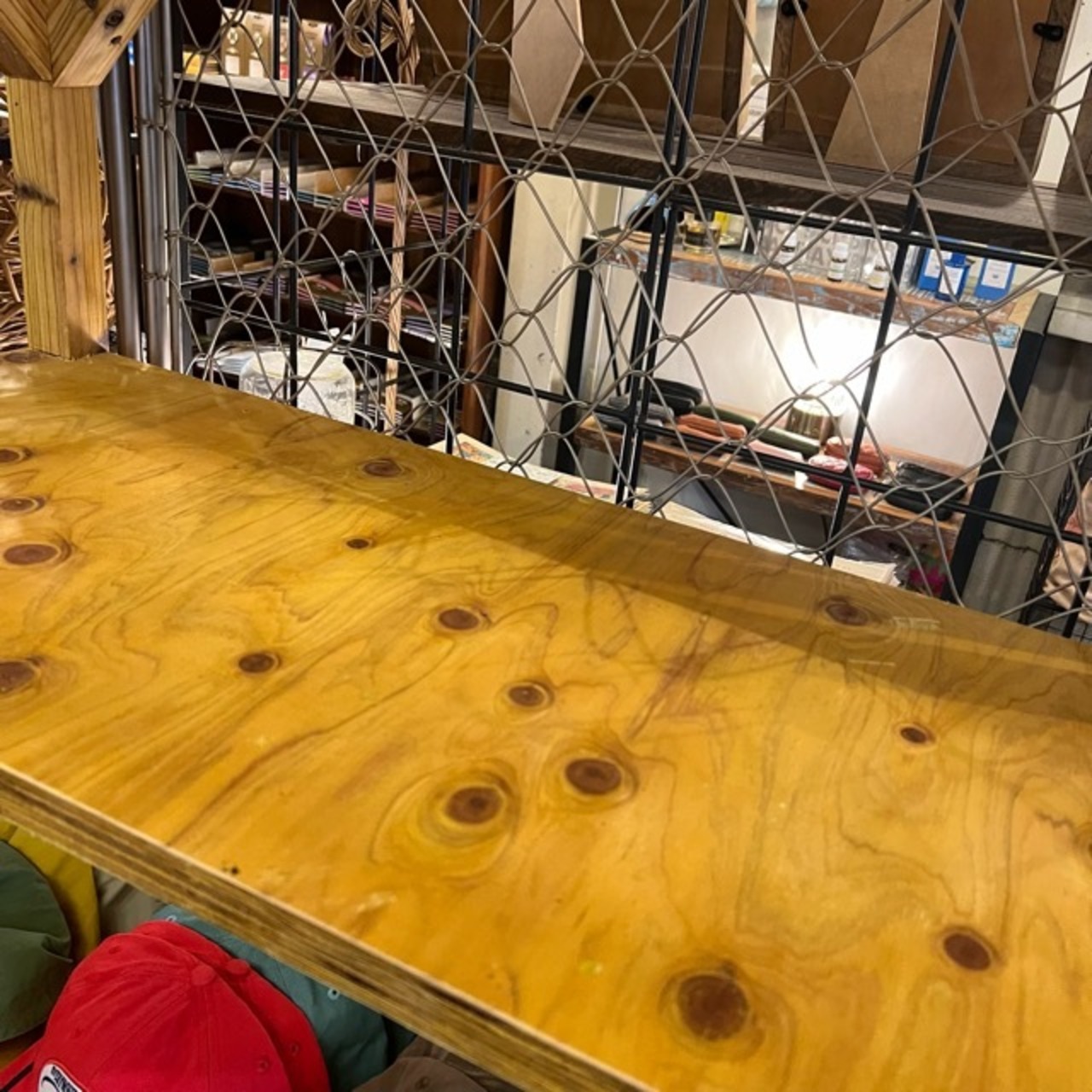 【店頭受取専用商品】TOPANGA　Furniture　ナチュラルウッド5段シェルフ　　ディスプレイ　什器　インテリア　シェルフ