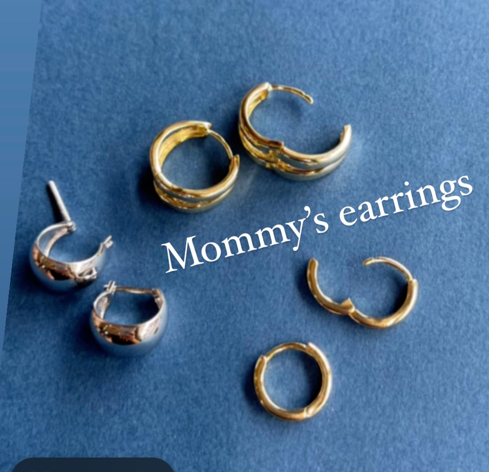 【定価40,350円】ダブルフープピアス ゴールド18Kメッキ&シルバー925 ピアス レディース ダブル フープ K18 18金 金属アレルギー フープ
