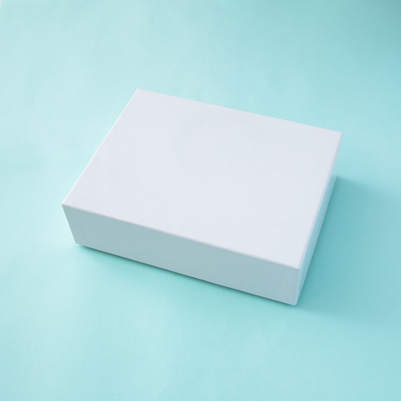 芳名ボックス【Message Card Box】布ボックス（色：　ネイビー・ホワイト）