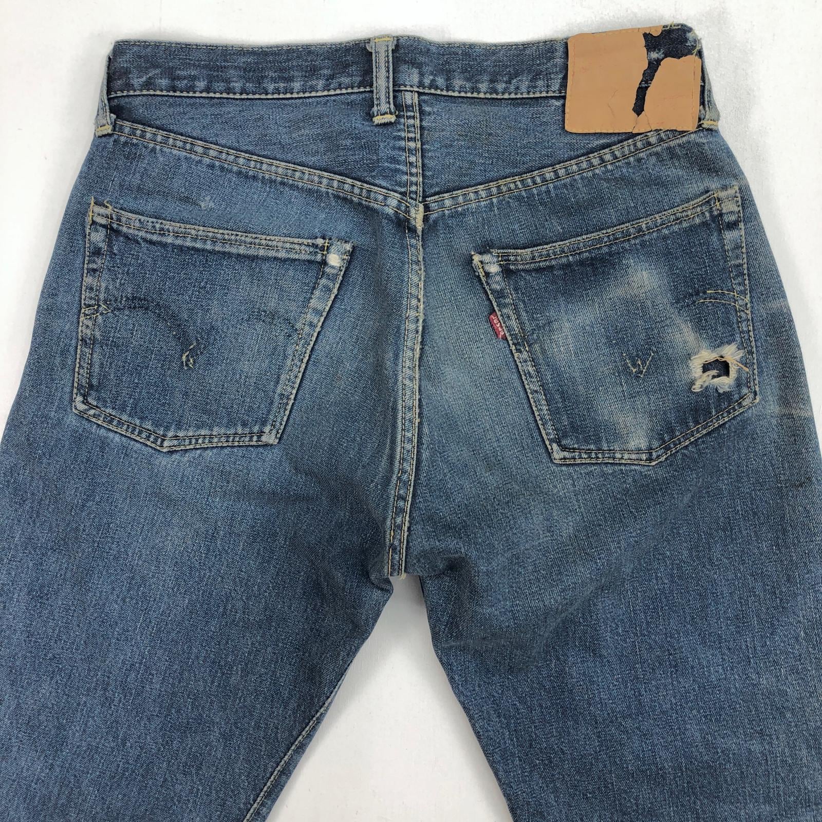 LEVI'S リーバイス 50- 60年代 501XX 紙パッチ ギャラ入り 刻印S 足長R