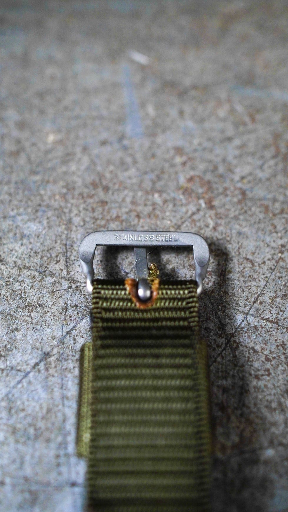 DEADSTOCK / 1960s】米軍 腕時計 ナイロン ベルト ラグ幅16mm 未塗装