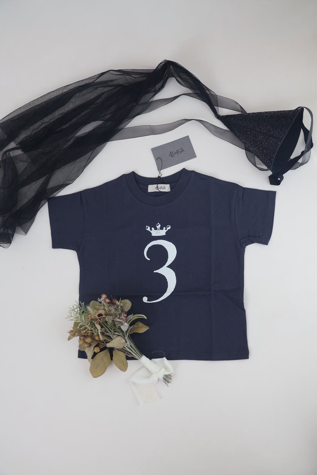 【即納/送料無料】Number Tee for / charcoal