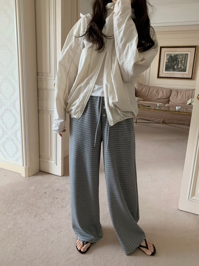 (予約) pretty young thing / Lyocell banding pants 2color　