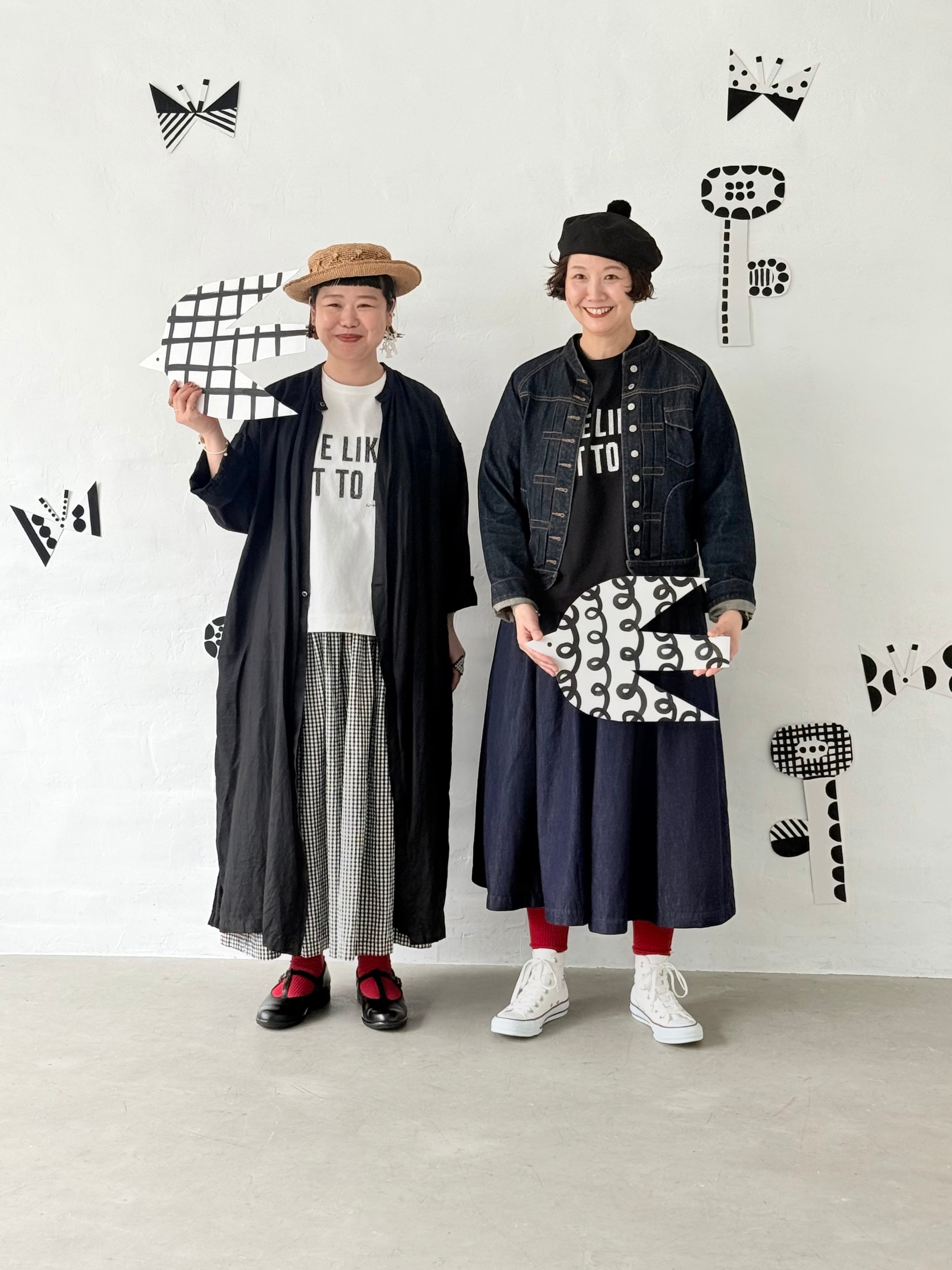 クロスステッチロゴTシャツ | dottodot-works